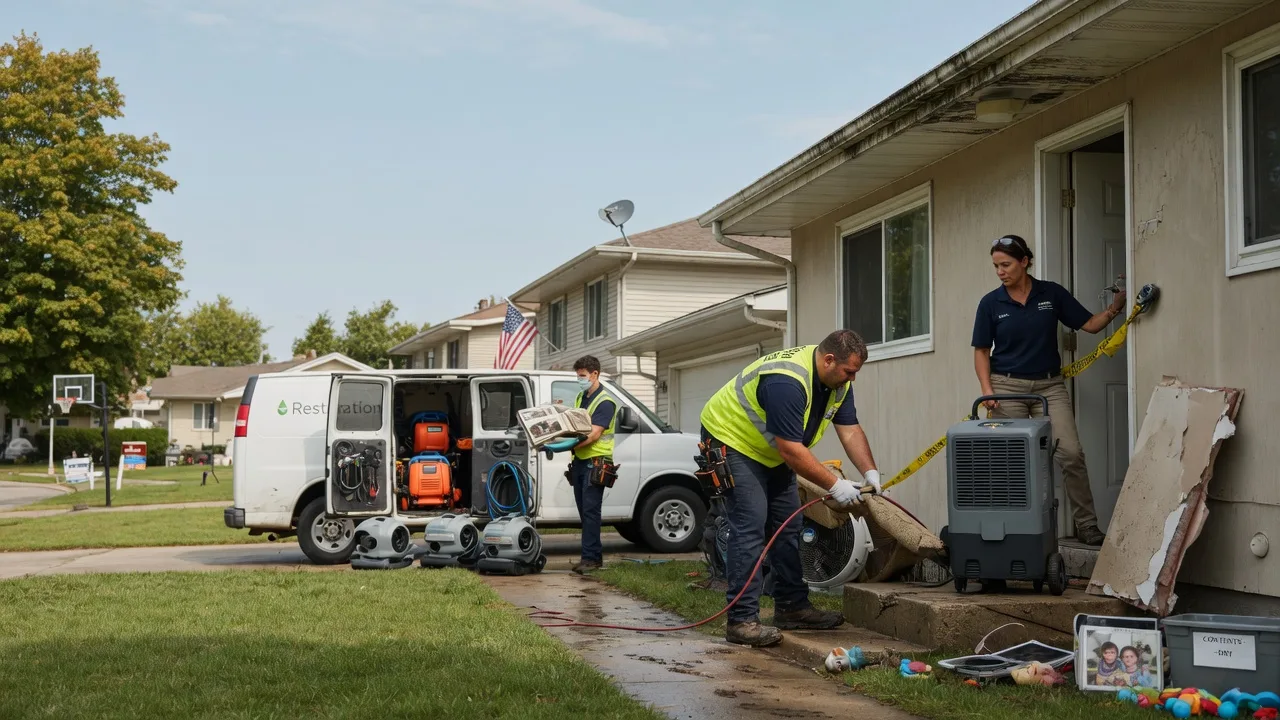 Water Damage Restoration in Hertel, WI near me